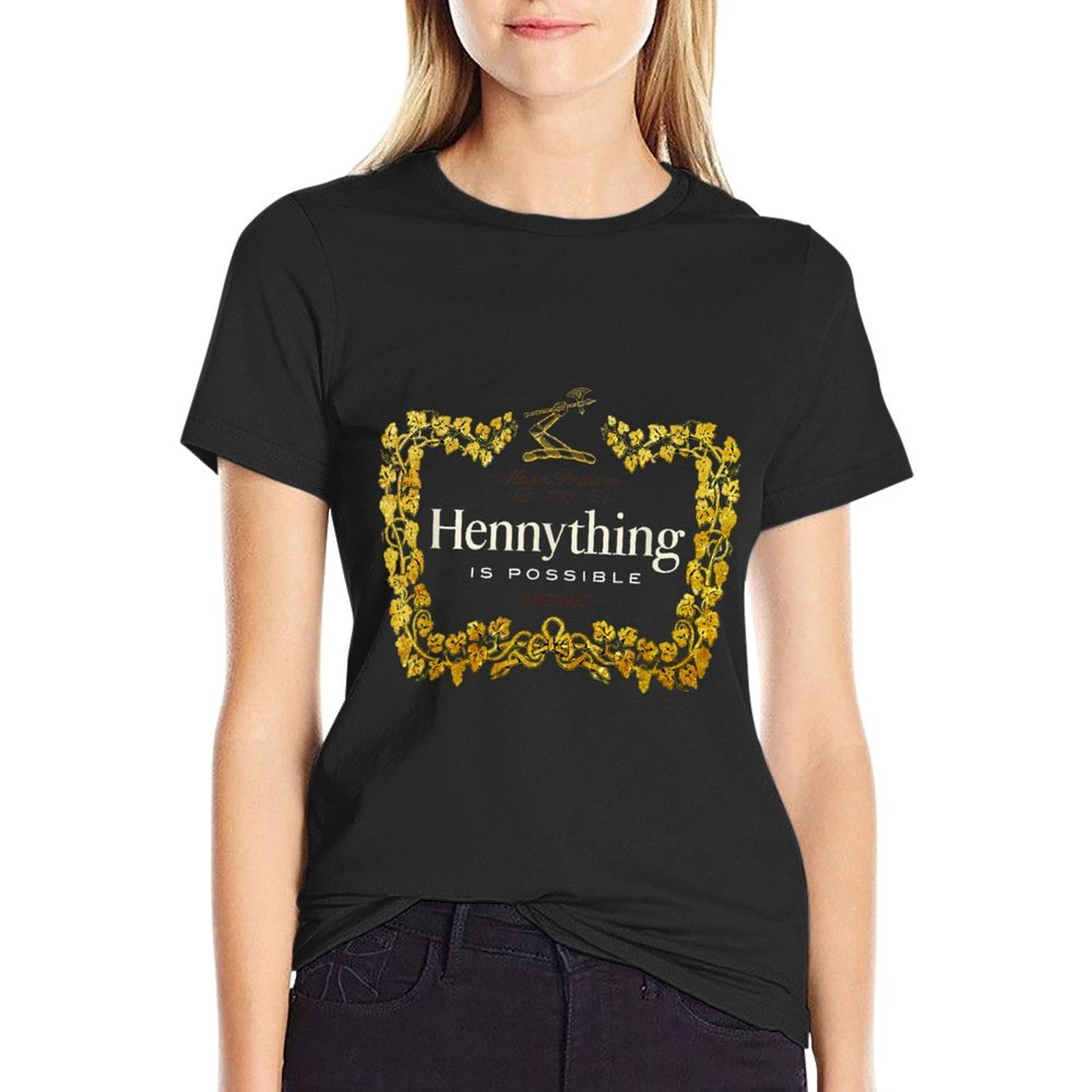 Henny Shirt, When The Henny's in The System. Henny Parody T-Shirt