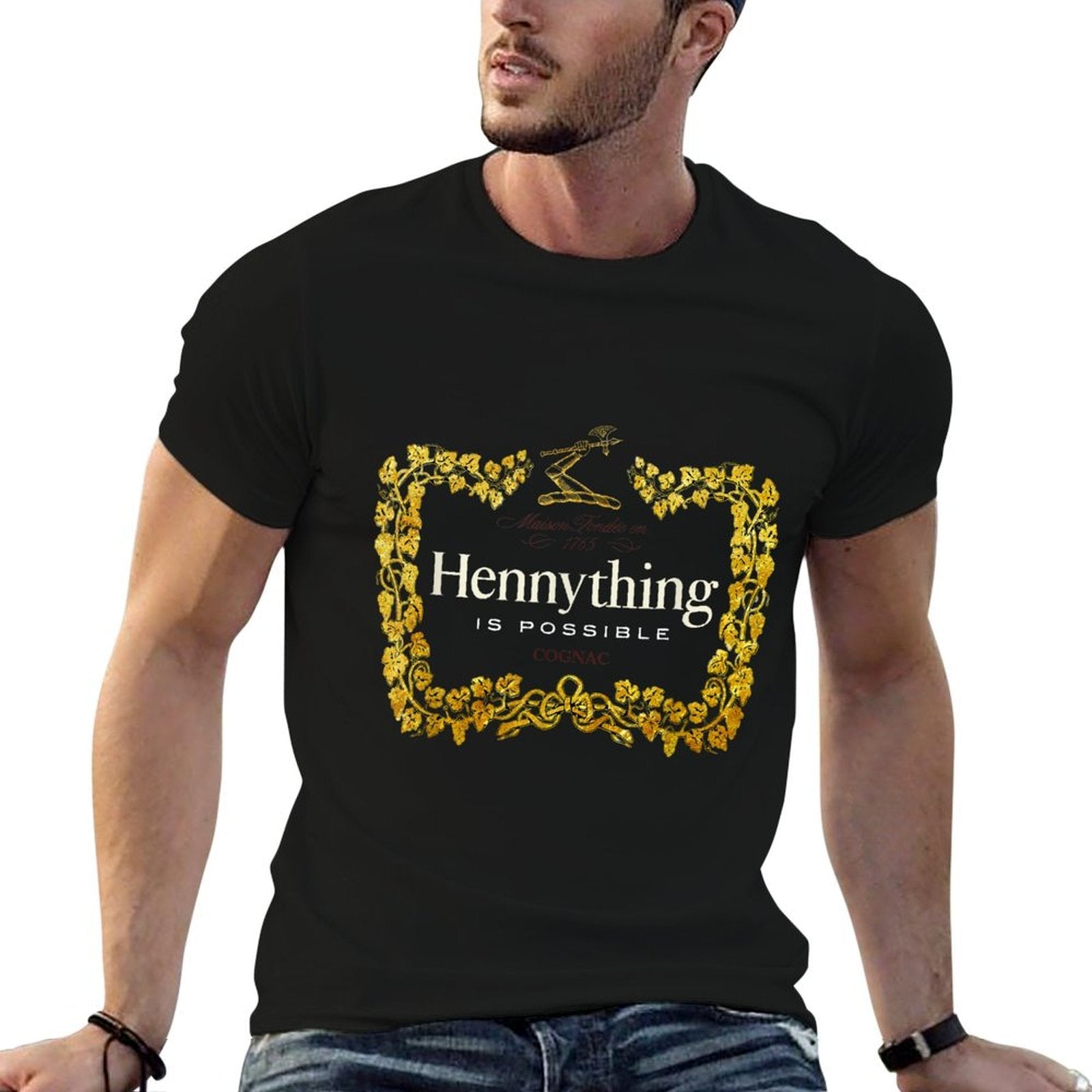 Henny Shirt, When The Henny's in The System. Henny Parody T-Shirt
